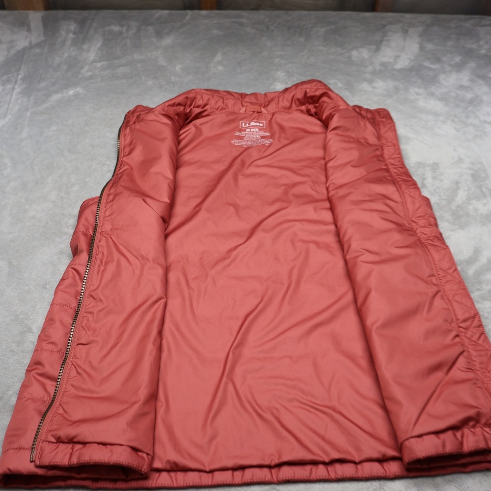 LL Bean Vest Womens Medium Rose Mountain Classic Puffer Light‎ Pack Insulated - Picture 5 of 12